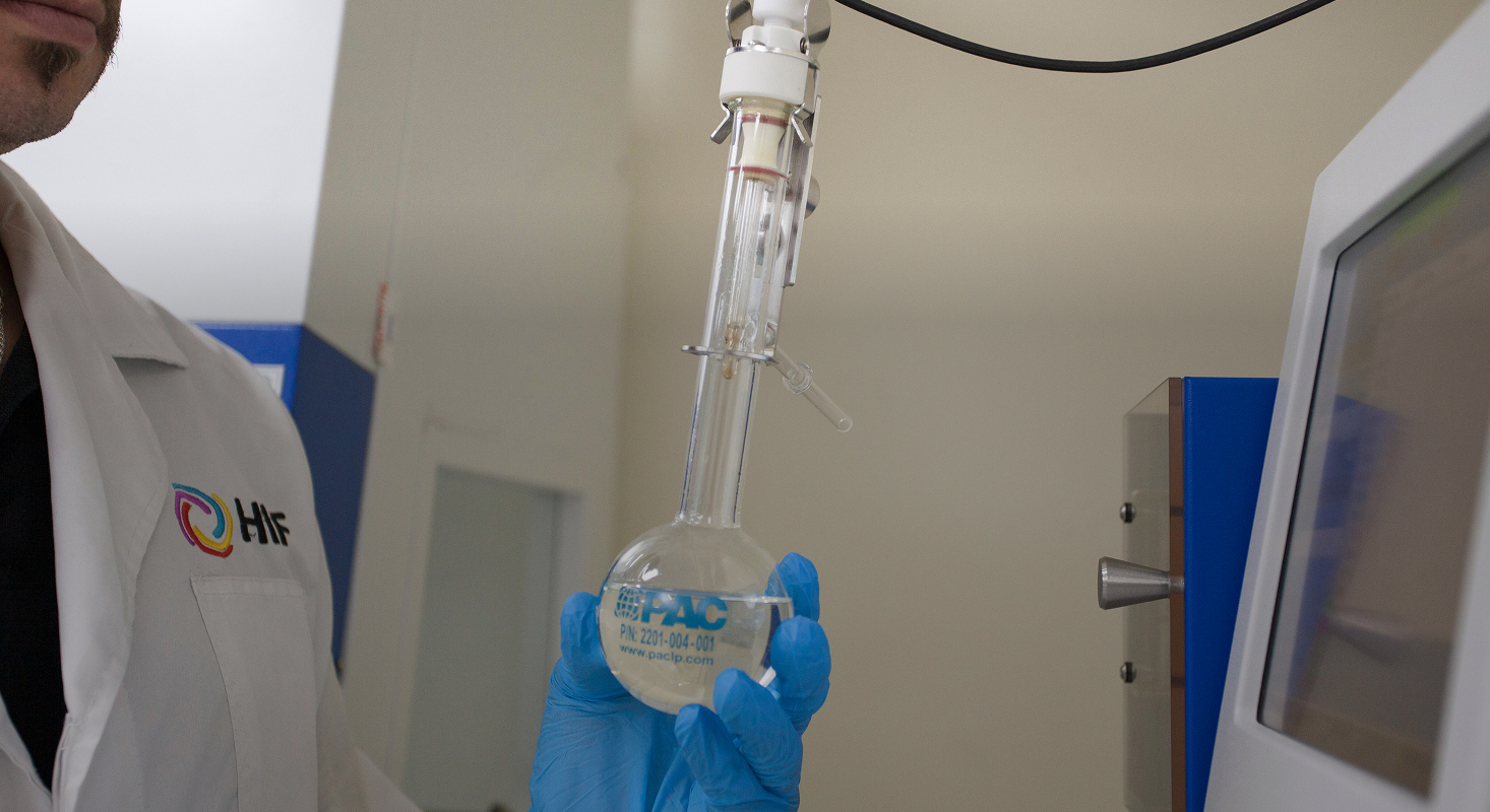 100 daily e-Fuels analysis in HIF’s laboratory